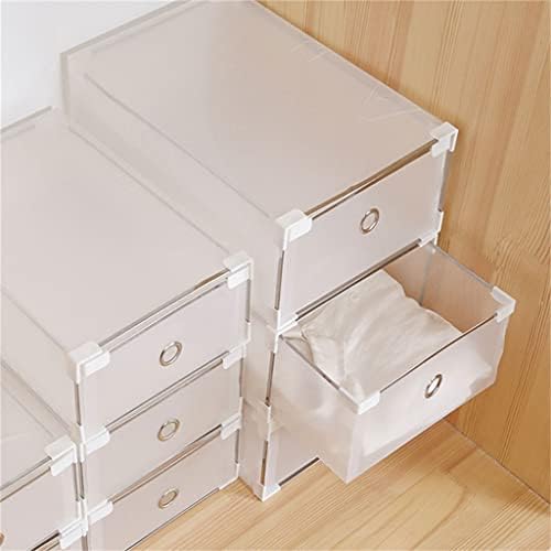 WODMB кутии за чевли со отворено обложување на облоги за издржливо складирање на чевли за складирање на чевли за фиоки за фиоки за фиоки