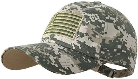 Иин Американско знаме Бејзбол капа за мажи жени со низок профил во САД Армиски тактички оператор воена обична тато капа