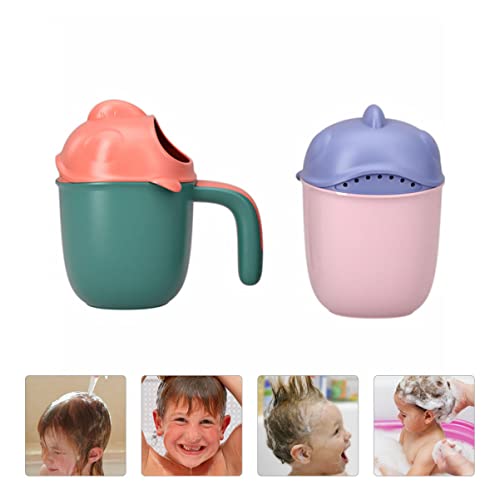 Toddmomy Toddler Toys 4PCS Детски деца за миење на главата Преносни диперси очи капење коса за новороденче за бања, за заштита