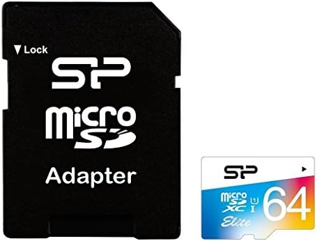 Силиконска Моќност 64gb MicroSDHC UHS-1 Мемориска Картичка-Со Адаптер