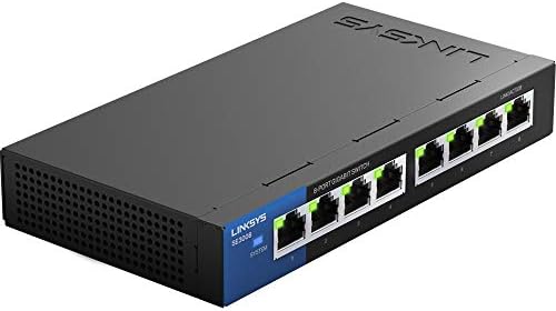 Linksys SE3005: 5-Порта Gigabit Ethernet Unmanaged Прекинувач, Компјутерска Мрежа, Авто-Сензори Порти Максимизира Протокот На