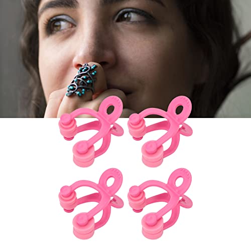 Клип За Подигнување На Обликувачот на носот, 4 парчиња Кревач На Носот Розов Кревач За Обликување На Носот За Широка Алатка За Убавина За