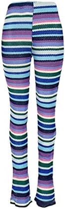 Salimенски женски обичен јога спорт наречен хеланки цврсти бои поделени полите панталони тренинзи активни џемпери за џемпери