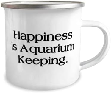 Амангни аквариум чувајќи подароци за пријатели, среќата е чување на аквариум, аквариум за замолчување чување 12oz кампер кригла, од пријатели,
