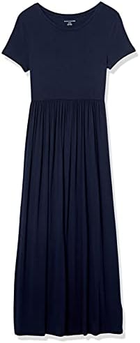 Амазон Најважен Женски Макси Фустан Со Краток Ракав