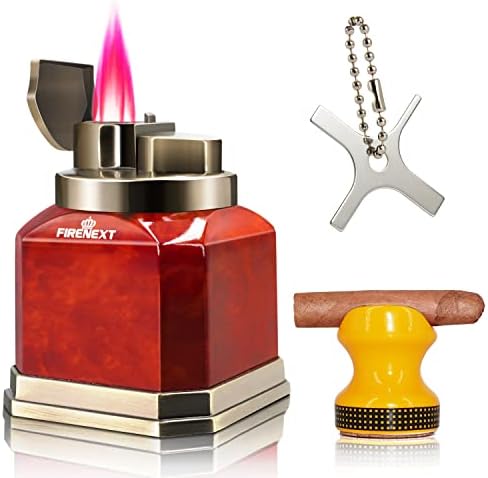 Полесен факел, пополнет со ветерници за ветерници, кул запалка со прилагодлив пламен, идеален подарок за мажи и полесни колекции
