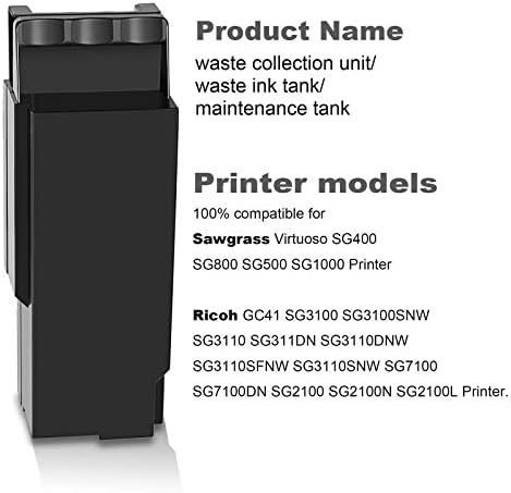 Единица за собирање отпад XCinkJet компатибилна за Sawgrass SG400 SG800 SG500 SG1000 RICOH GC41 печатач