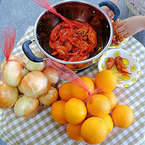 Deebree 24 -инчен кромид торба со морска храна вреќи, вреќи со лушпи од школки од школки за готвење торби за готвење за вриење, компир
