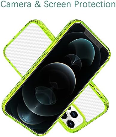 Dooge дизајниран за iPhone 11 Pro Max Case, [Anti Finger отпечаток] [Nonlip] Модел на јаглеродни влакна Тешки заштитнички јасен тенок задниот