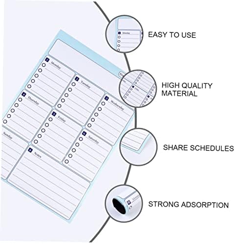 Распоред на Stobok Неделен билтен табла суво избришан табла за скучна табла Известување Меморанд за табла Магнетна табла за суво бришење на