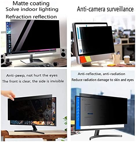Екран за приватност на лаптоп CUI Inc ， Аспект на аспект Компатибилен филтер за приватност против сина светлина, отстранлив штит за приватност