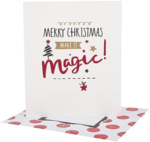 Божиќна картичка „Направете ја магијата“ - мала