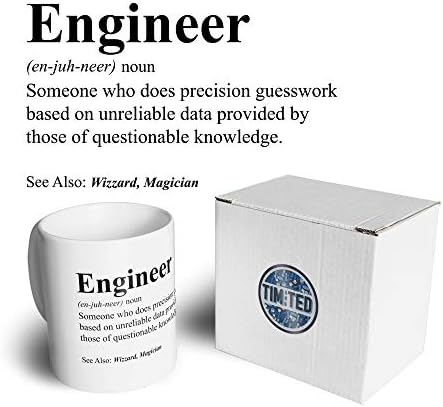 Дефиниција за инженерско кригла инженеринг дефинира смешна математика шега чаша чаша чаша бела 11oz