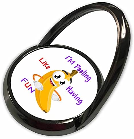 3drose слика на цртана банана со зборови што лутам како да се забавувам - телефонски прстени