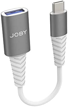 Adapterоб USB-C до USB-A 3.0 адаптер, вселенски сив, флексибилен USB-C адаптер
