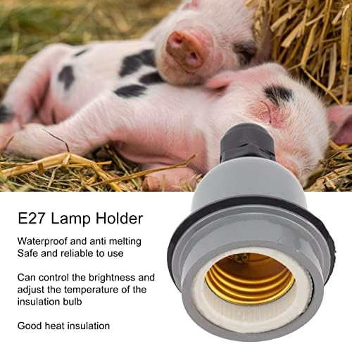 E27 лесен штекер, држач за ламби Е27 Анти оксидација водоотпорен безбеден алуминиум