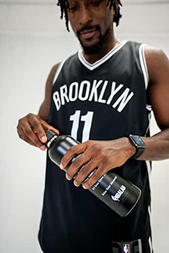 Blacc шише официјално лиценцирано НБА не'рѓосувачки челик изолирано шише со вода | 25oz кошаркарски термос