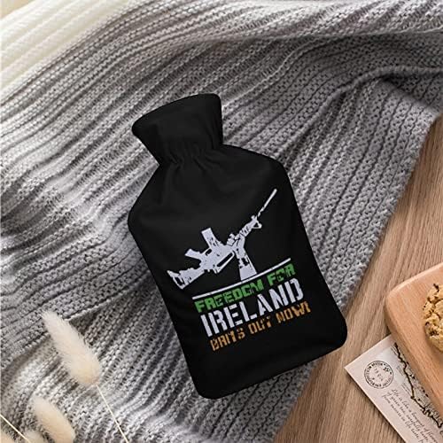 Слобода за торба со топла вода во Ирска со капакот 1L гумени шишиња со топла вода за загревање на раката