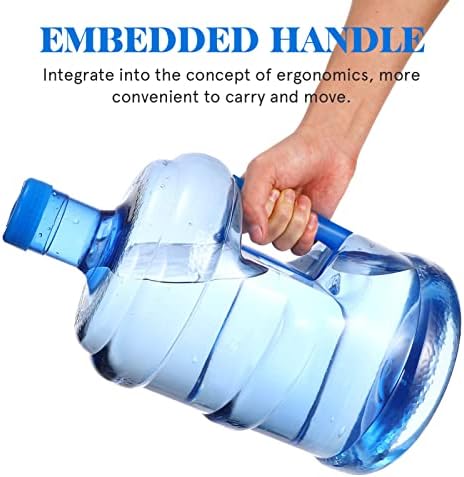 Besportble 7,5L Пластично шише со шише со шише со галон галон сад пластично капаче за шише со шише со вода за пиење за капење за капење пешачење