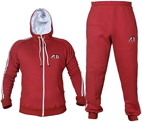 Ard-Champs Fleece Tracksuit Hoodie панталони MMA Gym Boxing Running Jogging целосен костум