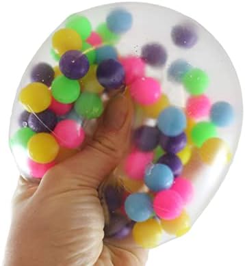Сет од 3 различни молекули ДНК топки - Fidget Ball - Единствена забавна стресна топка исполнета со незгодни топки Ултра незгодна