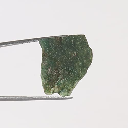 Gemhub Burmase Природно зелена жад лековита камен за трескање, лечен камен 30,70 ct
