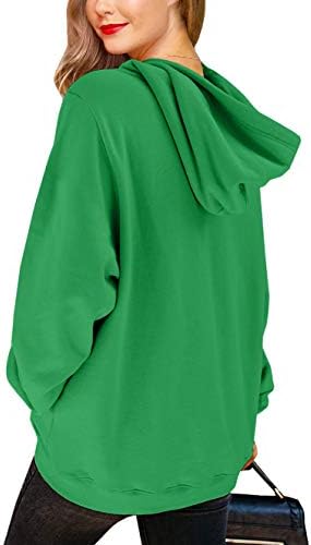 За женскиот ден на Г и Пл, Сент Патрик, зелена худи врвови со џеб од кенгур