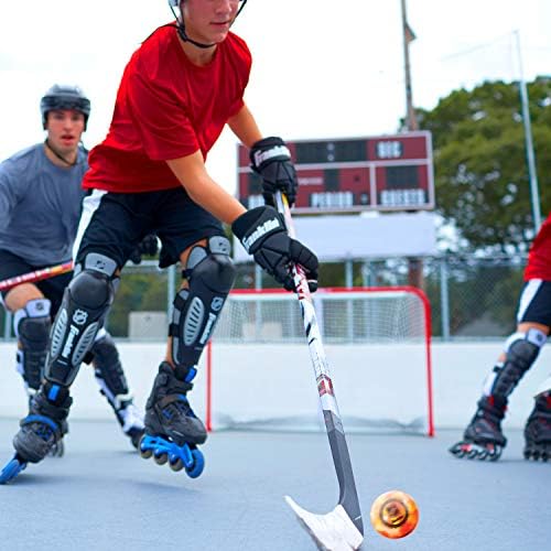 Френклин Спорт НХЛ улични топки за хокеј - без отскокнување на улица на отворено + топки за хокеј на ролери - Официјална големина