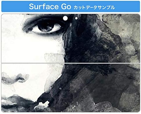Декларална покривка на igsticker за Microsoft Surface Go/Go 2 Ултра тенки заштитни налепници за тело на налепници 011500 Модерни воман