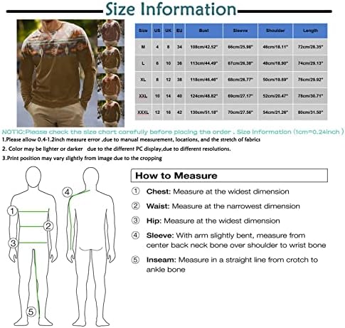 Дудубаби Плус Големина Кошула За Мажи Мода Обична Лента Печатени Долги Ракави О-Вратови Блуза
