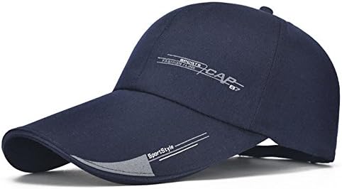 Симфонија Менс бејзбол капа, долги визири летни УВ Заштита Спортска капа прилагодлива на отворено риболов Сонце капа