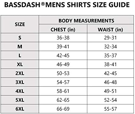 Изведба на маичка со долги ракави на мажите со долги ракави на BassDash UPF 50+
