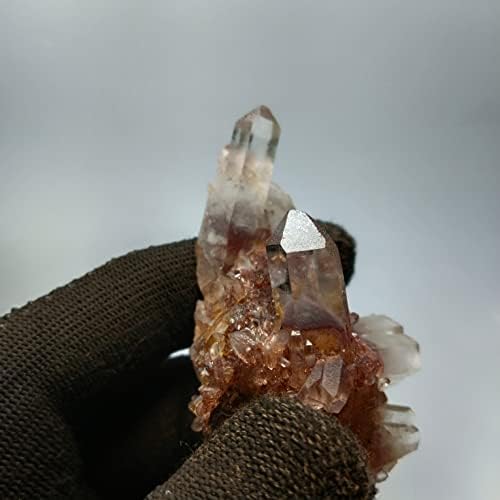 Нов 75G хематит Фантомски кварц лековити кристали камен 7x5x2cm
