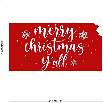 Среќен Божиќ Вие Сите Канзас Ѕид Налепници Налепници Позитивна Држава Гордост Патриотски Дедо Мраз Продавница Ѕид Налепници Винил Мурал