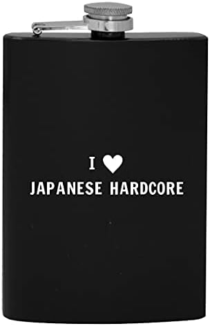 Јас Срцето Љубов Јапонски Хардкор-8оз Колк Пиење Алкохол Колба