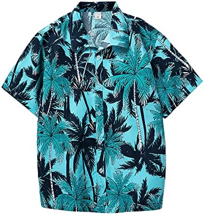 2023 Нови маички за мажи пролет за машка јака за кратки ракави со кратки ракави со кратка лабава блуза компресија долга
