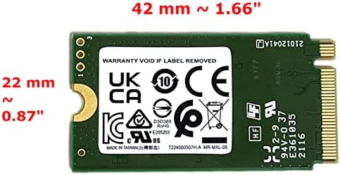SSSTC SSD 1TB M.2 2242 42MM NVME PCIE 4.0 CL4-4D1024-Q79 Solid State Drive TCG Opal за Lenovo 5SS0V26456 Dell HP и други системи