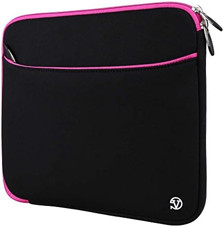 Подготвен црно розов 12 11,6-инчен лаптоп ракав за HP Chromebook, Elite, EliteBook, Envy, ProBook, Prection 11,6 до 12-инчи
