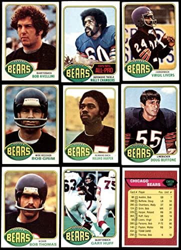 1976 Topps Chicago Bears Team постави Чикаго мечки VG мечки