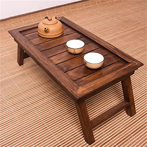 ZCMEB дрвена табела за табела за појадок кревет за сервисирање лента за преклопување на нозете дневна соба мебел преклопена чај табела
