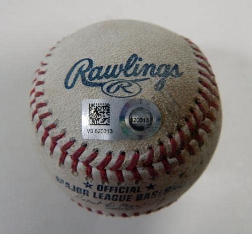 2021 Вашингтон Националци Колорадо Роки Игра користеше бејзбол тапиа Ромеро топка - Играта користена бејзбол