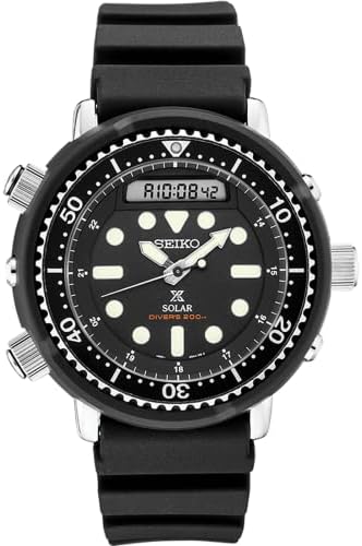 SEIKO SNJ025 PROSPEX машки часовник црн 47,8 мм не'рѓосувачки челик
