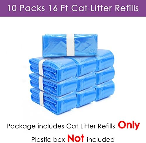 Торба За Полнење отпадоци за мачки Компатибилна Со Вашиот Стандарден И Плус Кертриџ За Полнење Ѓубре За Ѓубре