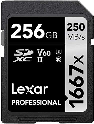 Lexar Professional 1667x 128gb SDXC UHS-II Мемориски Картички, C10, U3, V60, Full-HD &засилувач; 4k Видео, До 250mb / S Читање &засилувач;