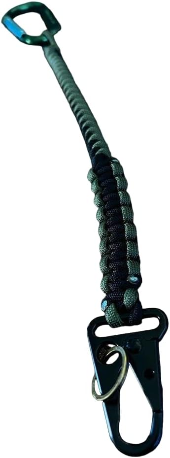 Парикорд змија јазол ланец со двојни карабини