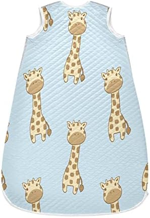 vvfelixl unisex giraffe model бебе торба за спиење, ќебе за носење бебе, вреќа за спиење на дете, костум за спиење за новороденчиња новороденчиња