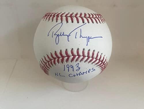 Боби Тигпен 1993 НЛ Шампи ги потпишаа автограмирано М.Л. Бејзбол JSA WIT889837