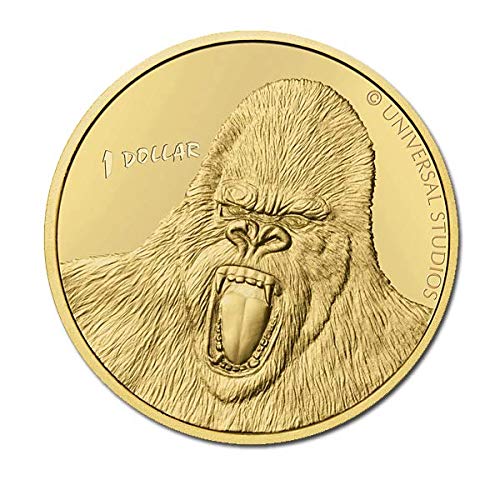 2005 НЗ Брилијантен Нециркулирани Долар Монета-Кинг Конг 1 1 Нециркулирани Резервна Банка На Нов Зеланд