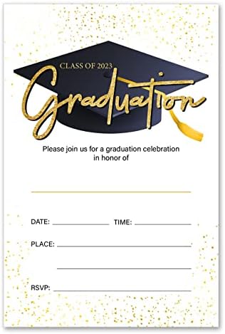 Покани за дипломирање на дипломирање во Бифез, Висока објава за дипломирање Поканува покани за пополнување со коверти, сет од 20