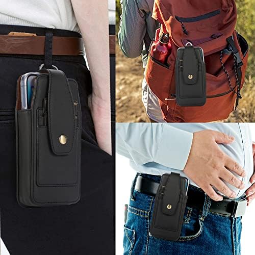 Miimall телефонска футрола за торбички за iPhone 13 Pro Max / Samsung Galaxy Z Fold телефонски футрола за торбички за појас со слотови со